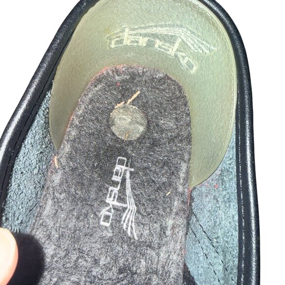 Dansko XP 2.0 Patent Leather Silver Flecks Black Clog Women's EUR 39 US 8.5-9 - Picture 6 of 6